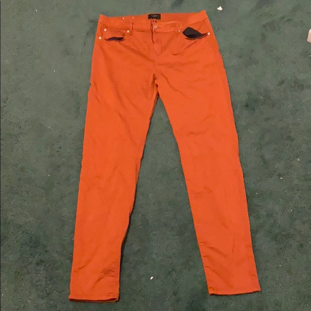 Celebrity Orange Jeans